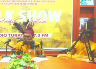 Pemkab Jeneponto Sosialisasi Pencegahan Stunting Melalui Talk Show Sinrili