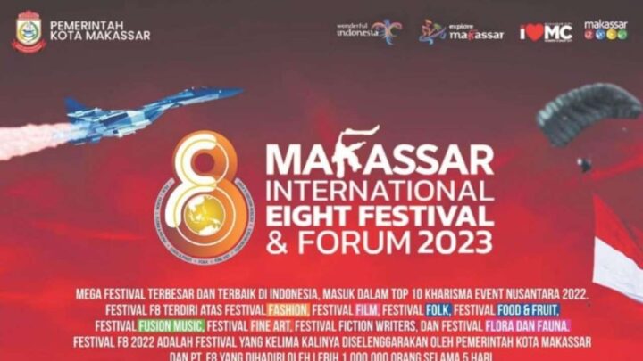 Menparekraf Sandiaga Uno Bakal Buka F8 Makassar 2023, Berikut Rangkaian Acaranya menparekraf sandiaga uno