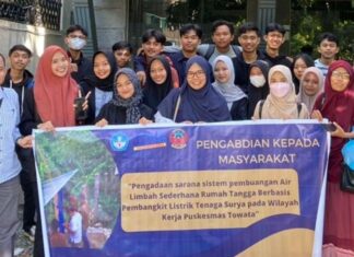 Prodi Teknik Listrik PNUP Ciptakan Sistem Pembuangan Air Limbah Sederhana dengan Sistem PLTS