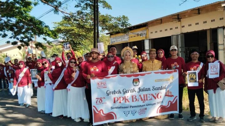 PPK dan PPS se-Kecamatan Bajeng Ikuti Gerak Jalan Santai Karnaval Agustus ppk kecamatan bajeng