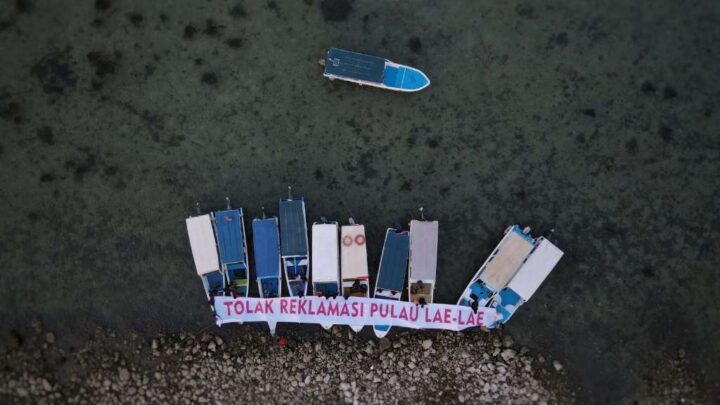 17 Agustus, Warga Lae-lae Makassar Buat Perayaan Merdeka dari Reklamasi 17 Agustus