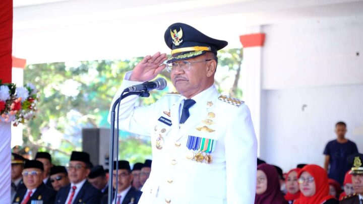 Bupati Jeneponto Iksan Iskandar Bertindak Selaku Inspektur Upacara HUT ke-78 Kemerdekaan RI bupati jeneponto