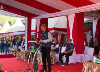 Peringati Hari Pengendalian Nyamuk Nasional, Pj Sekprov Sulsel Lepas Peserta Jalan Santai di Pinrang