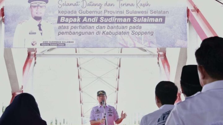 Jembatan Lama Pacongkang Soppeng Rawan Roboh, Kini Sudah Diganti dengan Konstruksi Baja jembatan pacongkang