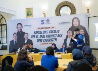 NasDem Sulsel Gelar Konsolidasi Pemenangan Pileg dan Pilpres 2024