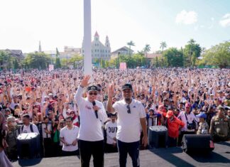 Puluhan Ribu Warga Parepare Ikuti Jalan Sehat Anti Mager Bersama Gubernur Sulsel