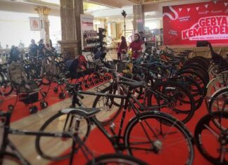 Sambut Kemerdekaan 17 Agustus, Dunia Sepeda Gelar Pameran di Grand Mall Maros