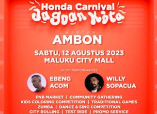 Siap-siap, Honda Carnival Jagoan Kota di Ambon