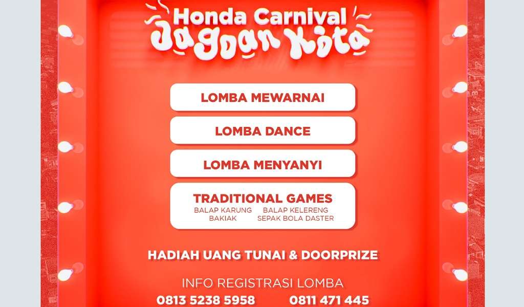Siap-siap, Honda Carnival Jagoan Kota di Ambon