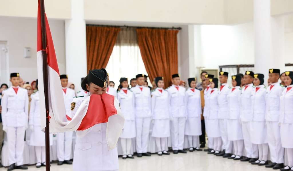 Resmi Dikukuhkan, Ini Daftar 70 Nama dan Asal Sekolah Paskibraka Kota Makassar 2023