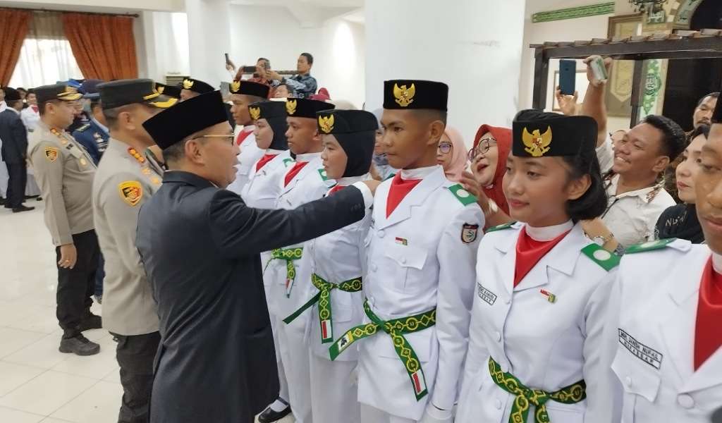 Resmi Dikukuhkan, Ini Daftar 70 Nama dan Asal Sekolah Paskibraka Kota Makassar 2023