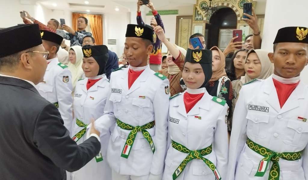 Resmi Dikukuhkan, Ini Daftar 70 Nama dan Asal Sekolah Paskibraka Kota Makassar 2023