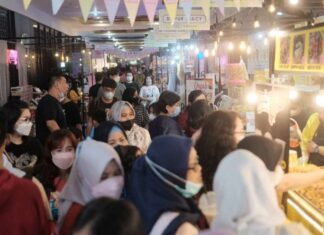 Bazaar Kuliner dan Fashion MTF Market 'Brompton', Ada Doorprize Emas Setiap Hari