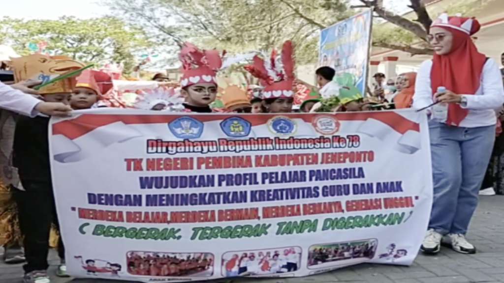 TKN Pembinaan Kabupaten Jeneponto Mengikuti Berbagai Lomba pada Gebyar PAUD 2023