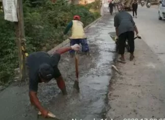 Pengerjaan Jalan Burung-Burung - Bili-Bili Gowa Akan Segera Rampung