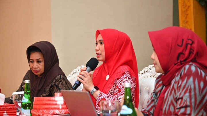 Silaturahmi Bersama Pengurus PKK Sulsel, Sofha Marwah Prioritaskan Penurunan Angka Stunting pkk sulsel