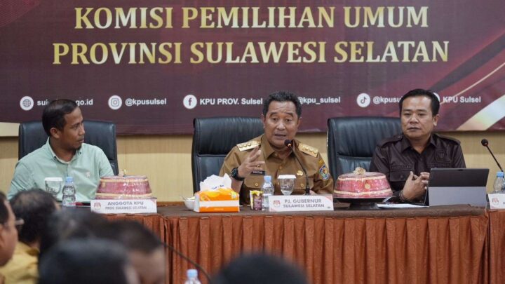 Pj Gubernur Sulsel Tegaskan Komitmen Sukseskan Pemilu dan Pilkada 2024 Pj Gubernur Sulsel