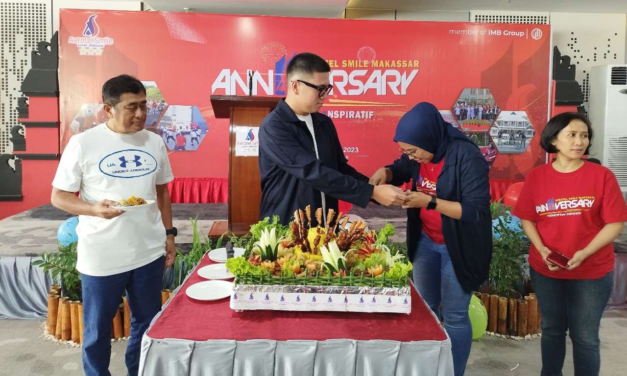 Usia 11 Tahun, Aerotel Smile Makassar Terus Berinovasi dan Inspiratif di Dunia Perhotelan