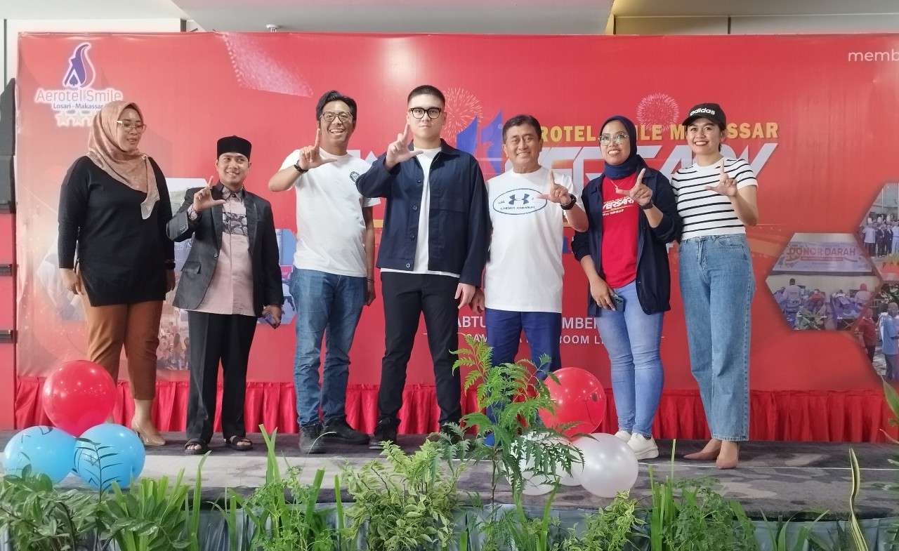 Usia 11 Tahun, Aerotel Smile Makassar Terus Berinovasi dan Inspiratif di Dunia Perhotelan