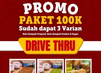 Berlaku Hari Ini, The Bolu Rampah Cabang Alauddin Makassar Tawarkan Promo Drive Thru Bayar Rp100 Dapat 3 Varian