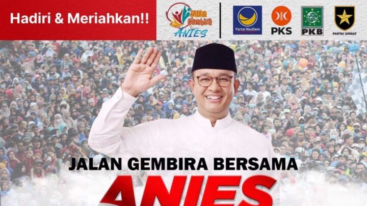 Anies Baswedan dan Cak Imin Bakal Lepas Ratusan Ribu Peserta Jalan Gembira di Makassar anies baswedan