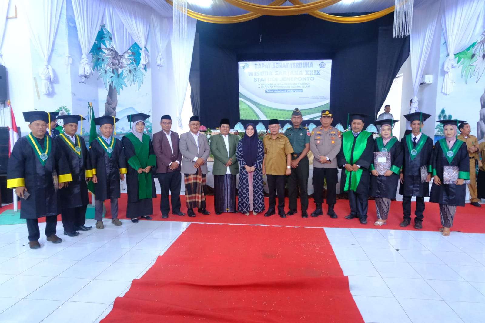 STAI DDI Jeneponto Wisuda 251 Mahasiswa, Bupati Iksan Iskandar Harap ini