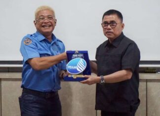 Perumda Air Minum Kota Makassar Sharing Strategi ke PDAM Majene Terkait Tunggakan Pelanggan