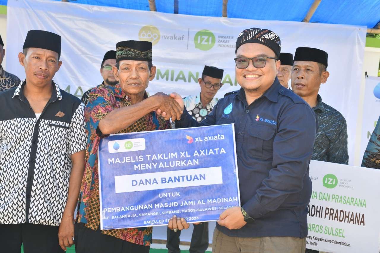 Wujud Kepedulian, Karyawan Perusahaan Ini Bangun Masjid dan Instalasi Air Bersih di Makassar dan Maros
