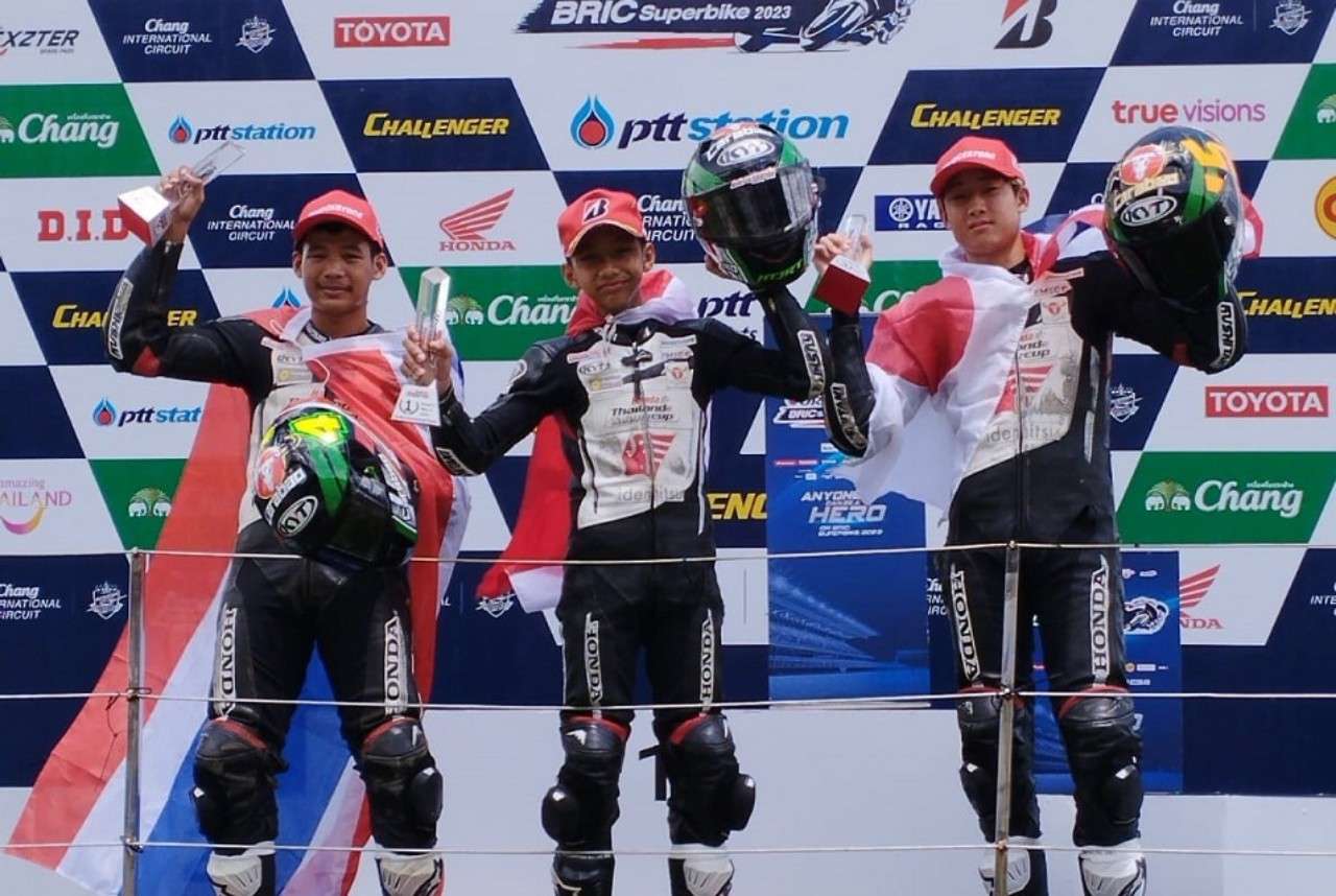 Pebalap Astra Honda Pastikan Juara Thailand Talent Cup 2023