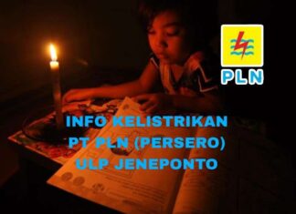 Jadwal Pemadaman Listrik Bergilir Wilayah ULP Jeneponto, 30 September 2023