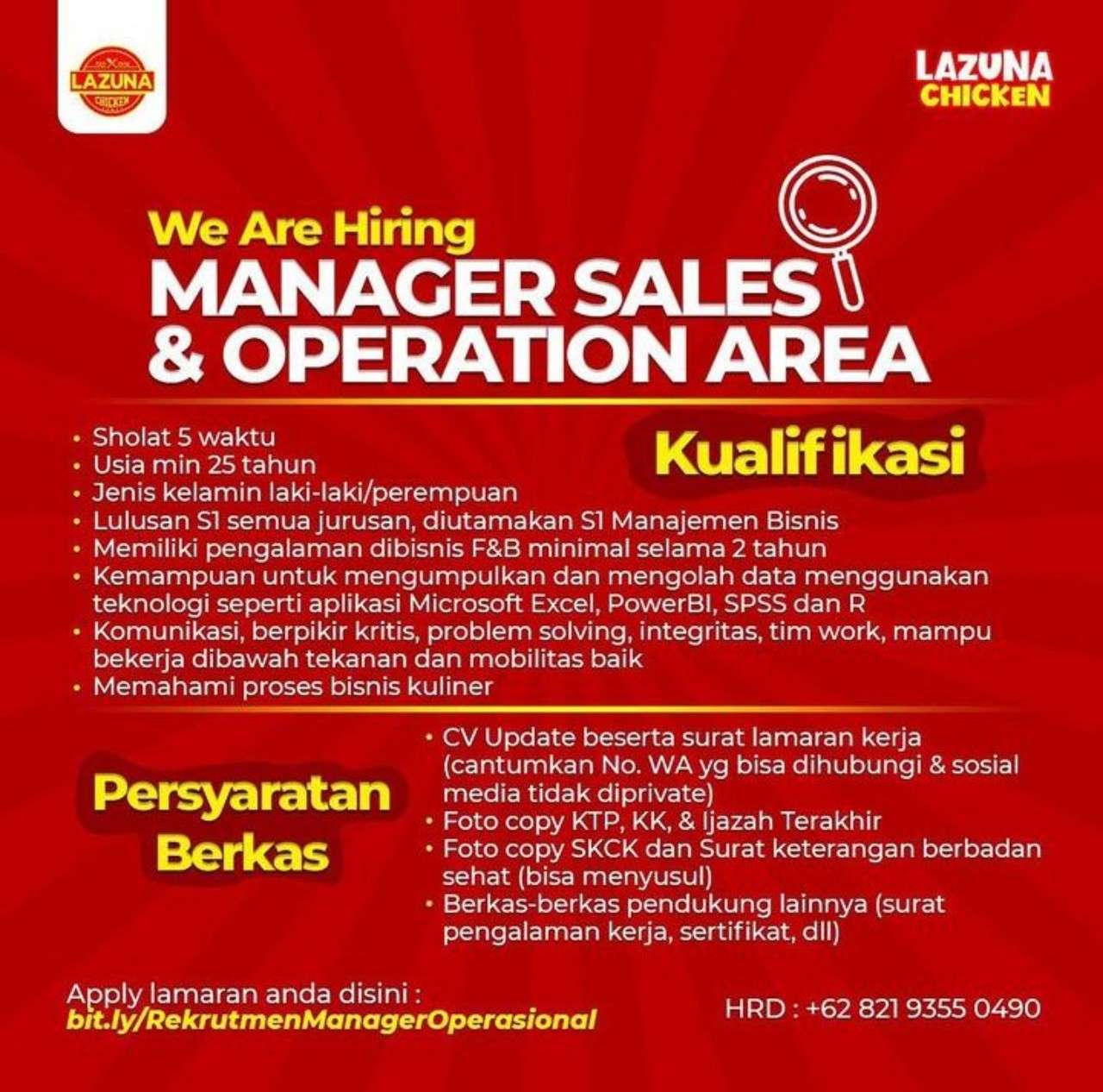Info Loker Area Makassar dan Sekitarnya, Selasa 12 September 2023