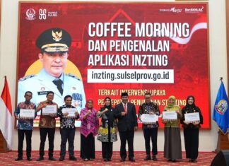 Pj Gubernur Sulsel Harap Aplikasi Inzting Stunting Jadi Aplikasi Nasional