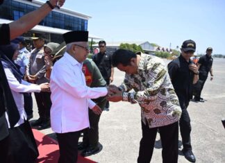 Batal Kunjungan ke Wamena, Pj Gubernur Sulsel Dampingi Wapres Ma'ruf Amin Selama Transit