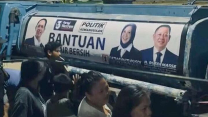 Supratman Rutin Salurkan Air Bersih di Manggala dan Panakkukang Supratman