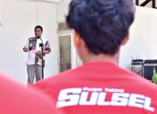 Pj Gubernur Lepas Atlet Panjat Tebing Sulsel Menuju Pra PON Semarang