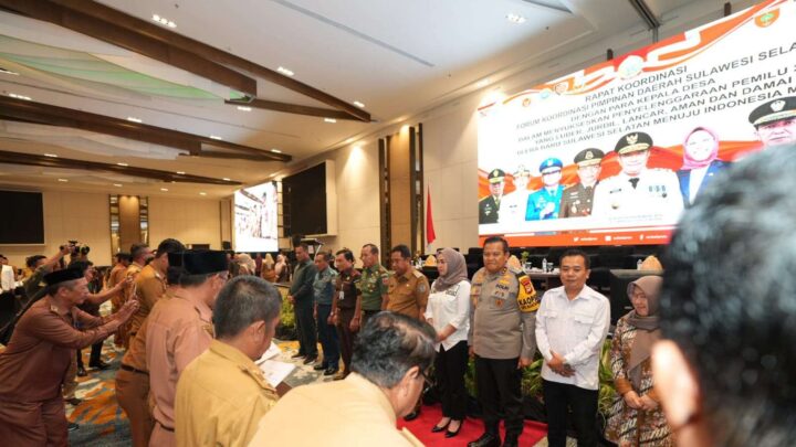 Kepala Desa Se Sulsel Ikrar Netral di Pemilu dan Pilkada Serentak Pemprov Sulsel