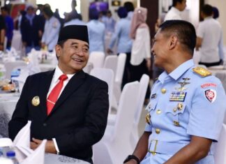 Sertijab Pangkoopsud II, Pj Gubernur Sulsel Ucapkan Selamat Bertugas