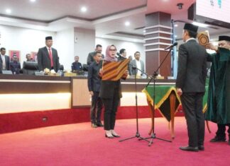 Pj Sekprov Hadiri Pelantikan PAW Anggota DPRD Sulsel Andi Ian Kurniawan Latanro