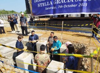 Stella Gracia School Gelar Open House Sekaligus Peletakan Batu Pertama Gedung Baru