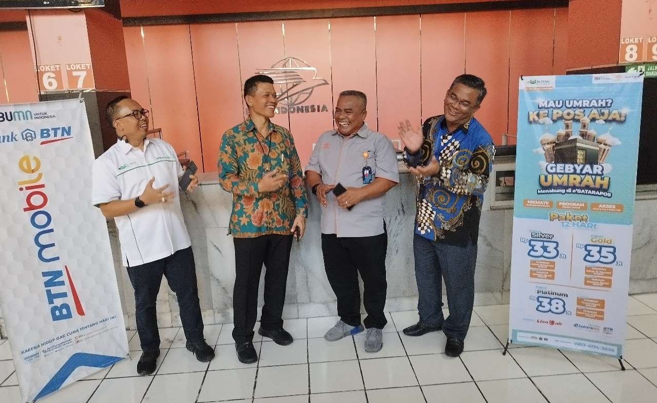 Pos Indonesia, Bank BTN dan Aliyah Wisata Permudah Masyarakat Berumroh! Ke Kantor Pos Saja