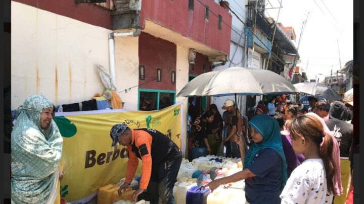 Browcyl dan Dompet Dhuafa Ikut Bantu Warga Makassar yang Kesulitan Air Bersih