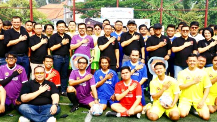 Perkuat Sinergisitas, Polri dan Jurnalis Gelar Seven Soccer Polri dan jurnalis gelar seven soccer