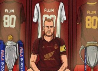 PSM Makassar Pensiunkan Nomor Punggung 80 untuk Wiljan Pluim