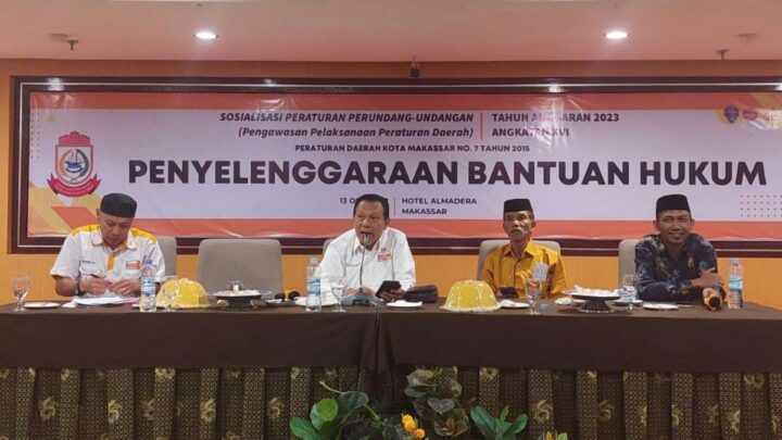 Anggota DPRD Makassar, HM Yunus: Perda Bantuan Hukum Mudahkan Akses Keadilan Bagi Masyarakat dprd makassar