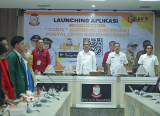 Sekretariat DPRD Makassar Luncurkan Aplikasi Gerbang Informasi