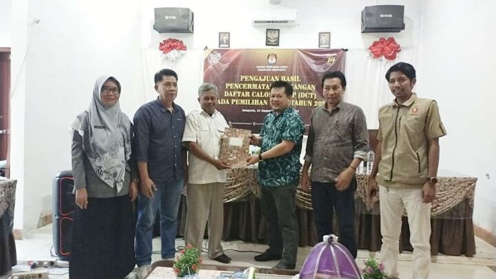 Partai Gerindra Ajukan 40 Dokumen Daftar Calon Tetap Anggota DPRD Jeneponto ke KPU Partai Gerindra