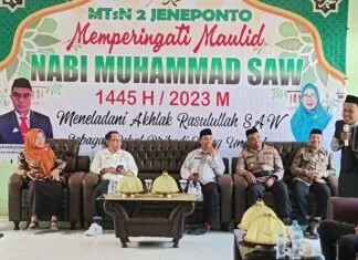 MTsN 2 Jeneponto Peringati Hari Maulid Nabi Muhammad SAW, Ini Harapannya