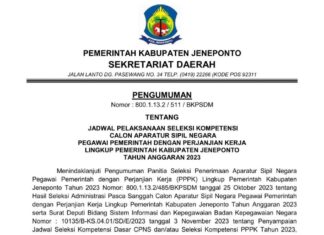 Pengumuman Jadwal