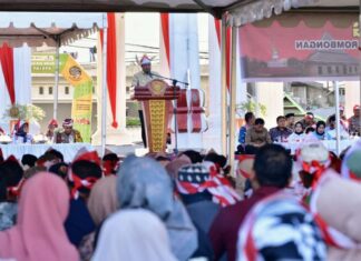 Pj Gubernur Sulsel Hadiri Deklarasi Pemilu Damai dan Netralitas ASN di Palopo