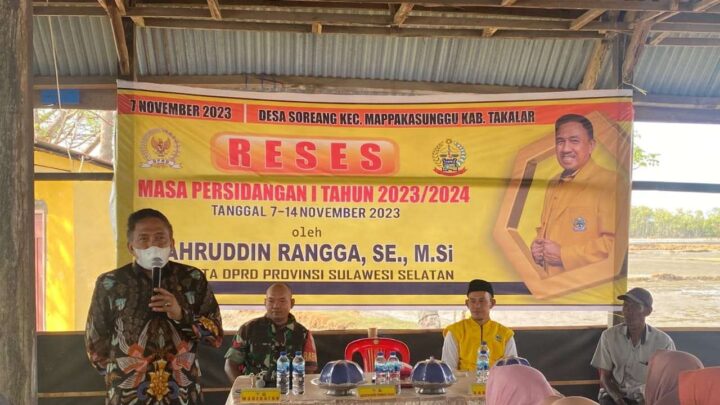 Fahruddin Rangga Temui Konstituen Serap Aspirasi di Desa Soreang Takalar fahruddin rangga